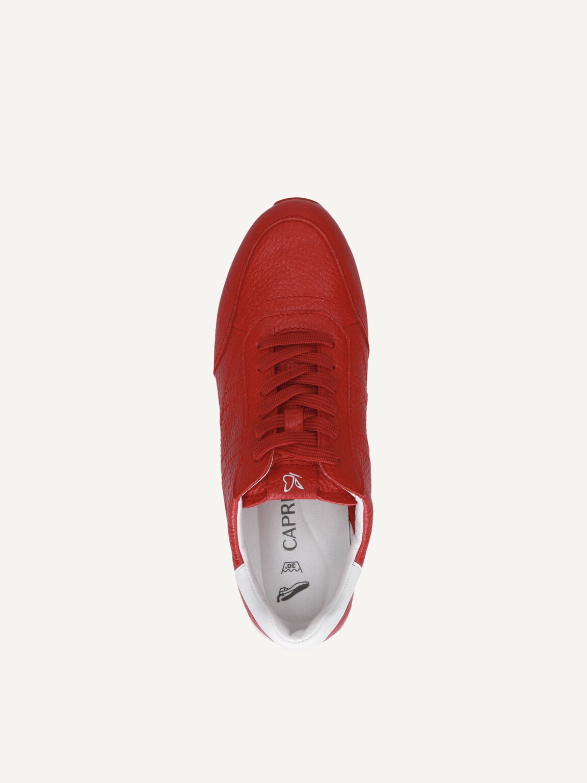 Caprice, Leather Sneaker - red RED COMB, image 6 of 6
