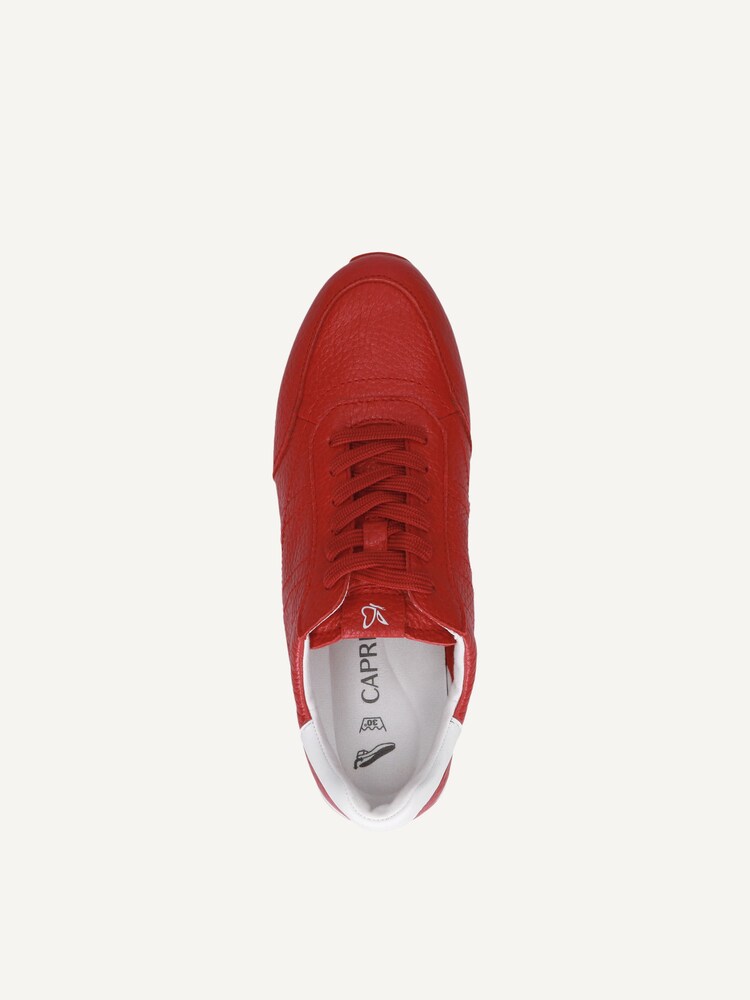 Caprice, Basket en cuir - rouge RED COMB, image 5 sur 6