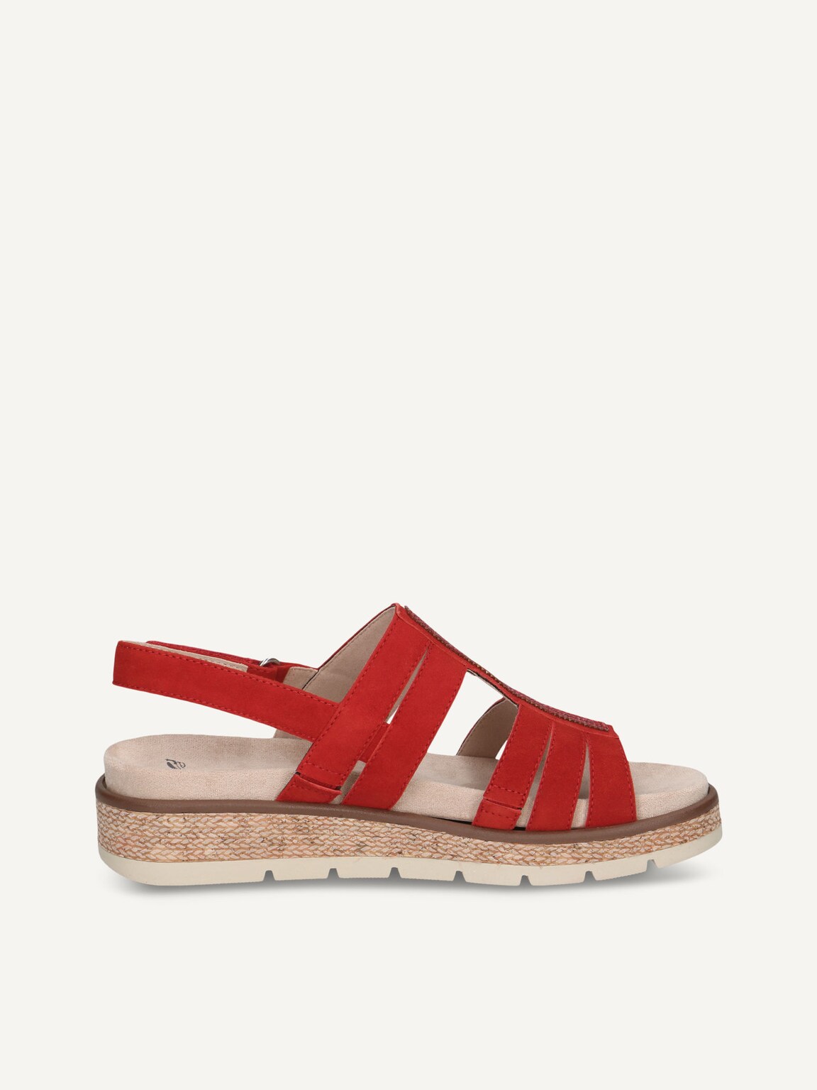 Caprice, Sandal - red RED SUEDE, image 3 of 5