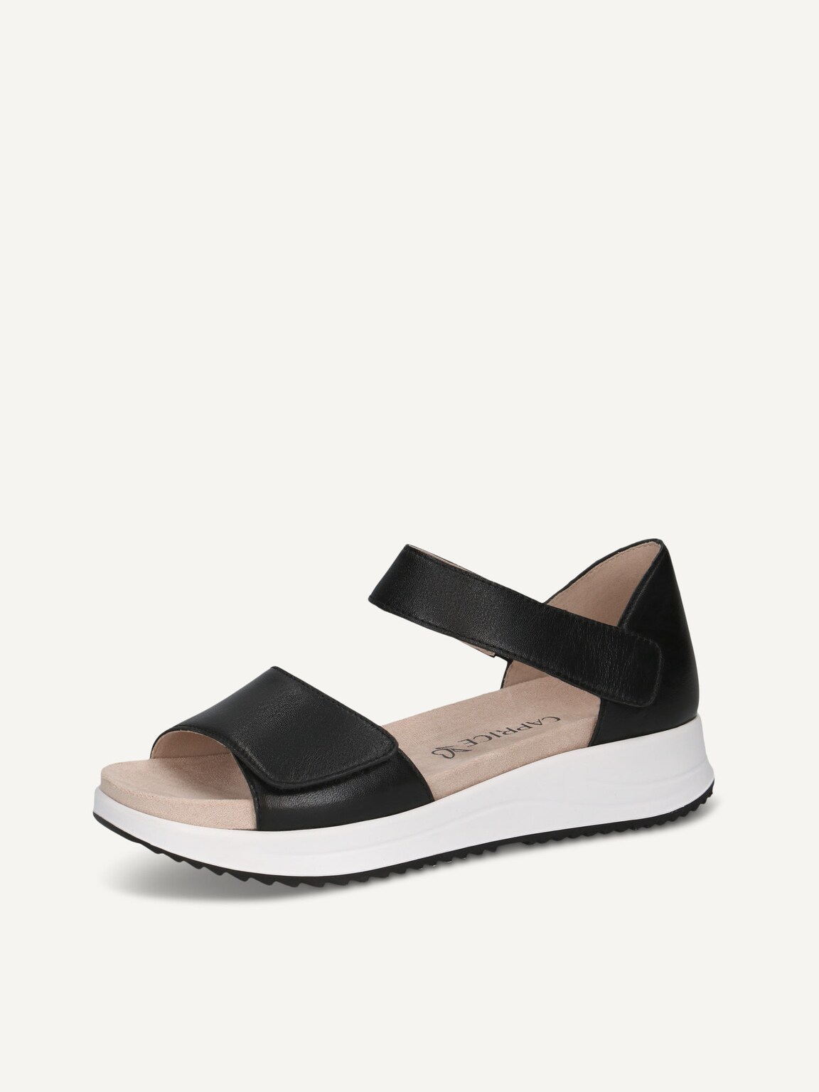 Caprice, Leather Sandal - black BLACK NAPPA, image 1 of 5