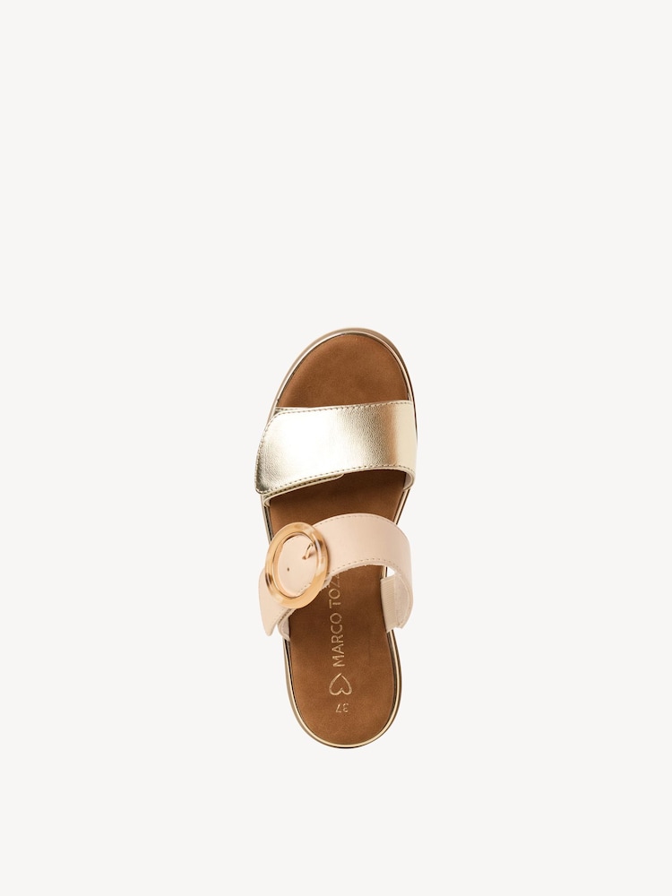 Marco Tozzi, Ciabatte - oro GOLD COMB, immagine 3 di 6