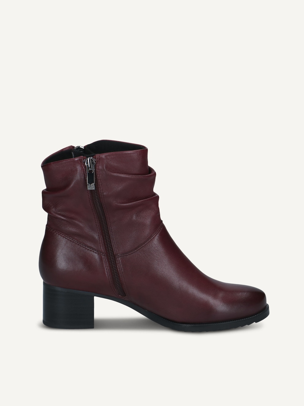 Caprice, Leather Bootie - red BORDEAUX NAPPA, image 4 of 6