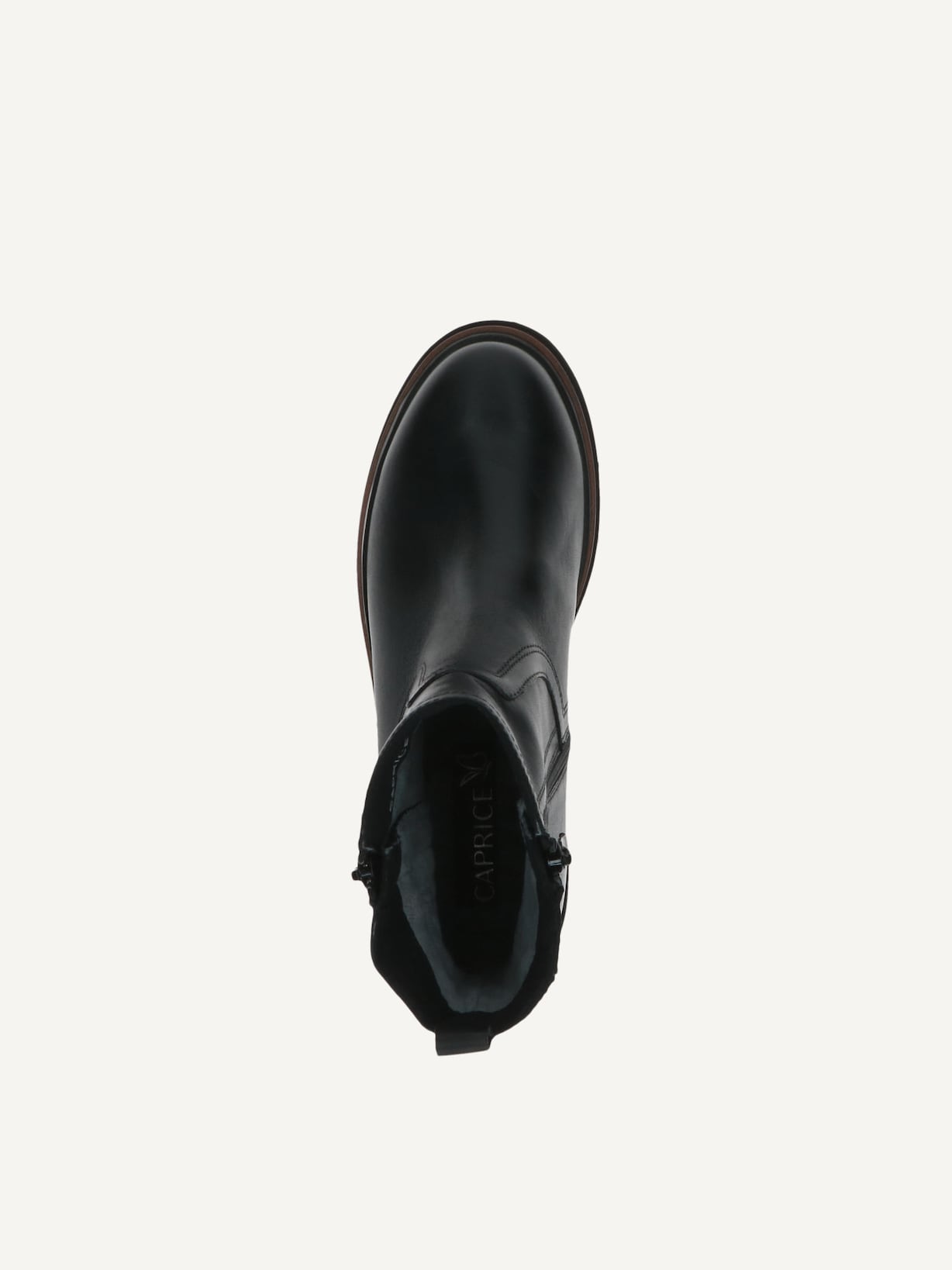 Caprice, Bottine en cuir - noir BLACK NAPPA, image 4 sur 5