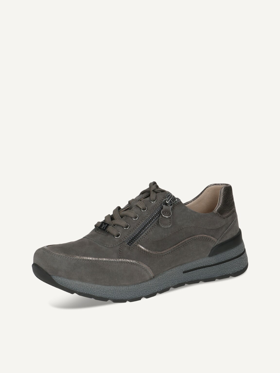 Caprice, Leather Sneaker - grey GREY COMB, image 1 of 5