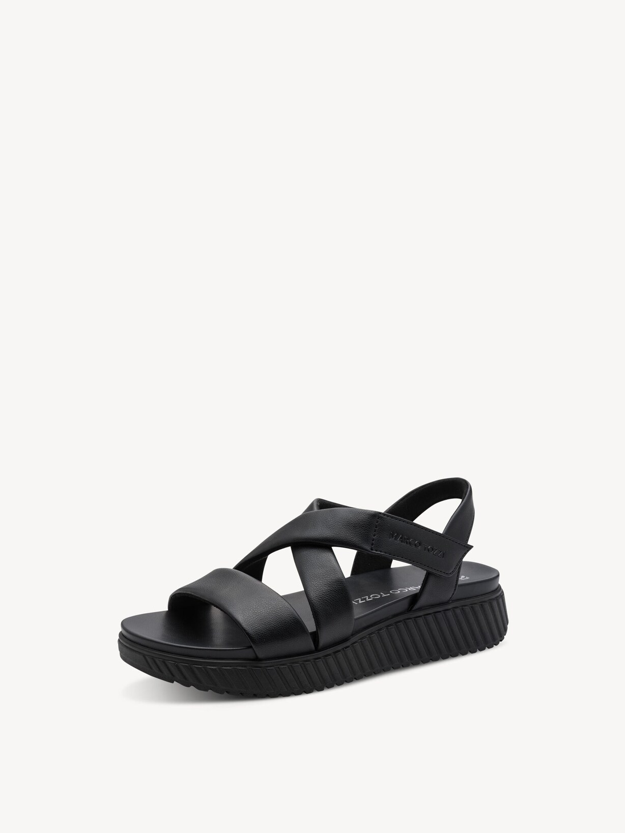 Marco Tozzi, Sandal - sort BLACK, billede 1 af 6