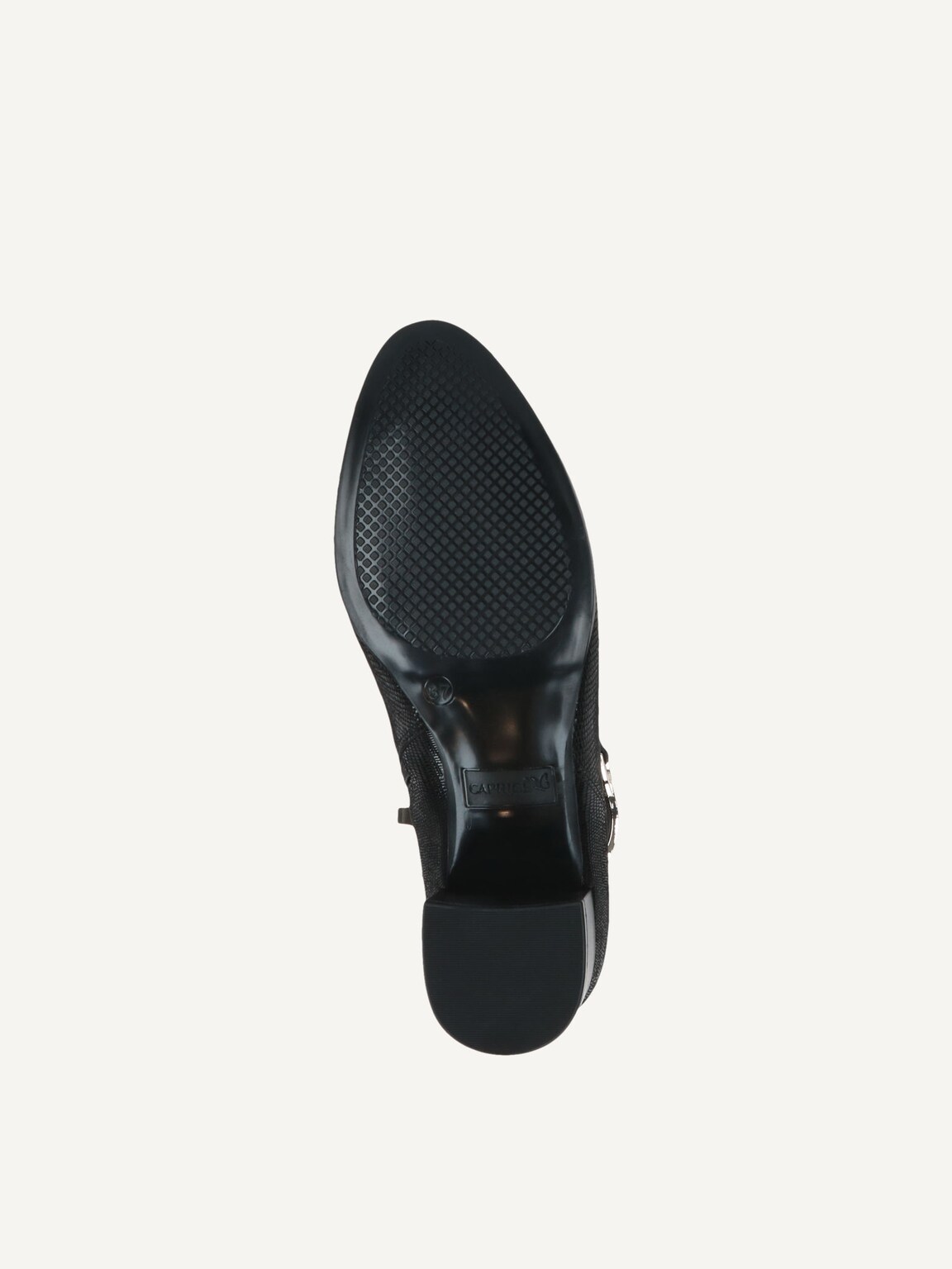 Caprice, Leather Bootie - black BLACK REPTILE, image 4 of 5