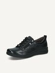 Not selected, Caprice, Leather Sneaker - black BLACK NAPPA