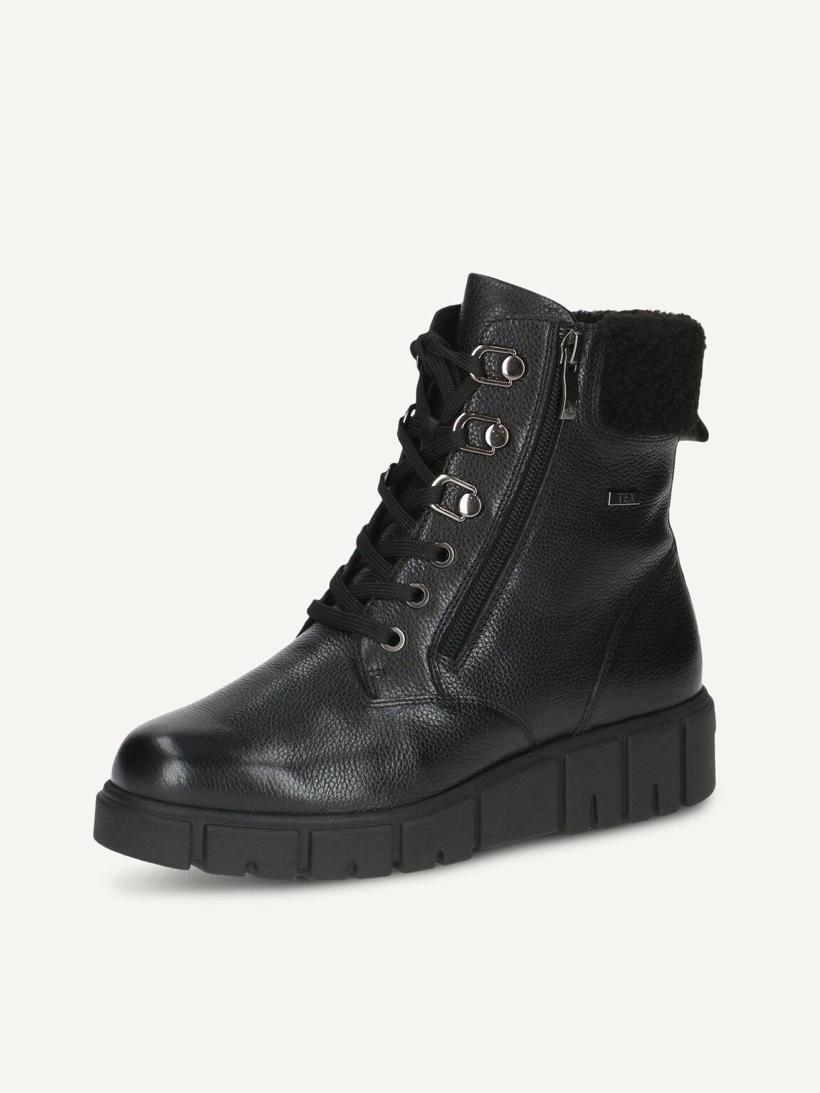 Caprice, Bootie - black warm lining BLACK NAPPA, image 1 of 5