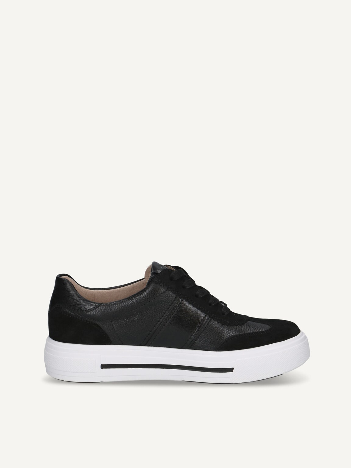 Caprice, Leather Sneaker - black BLACK COMB, image 3 of 5