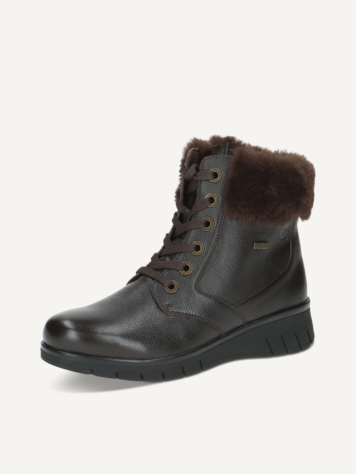 Caprice, Bootie - brown warm lining DK BROWN NAPPA, image 1 of 5