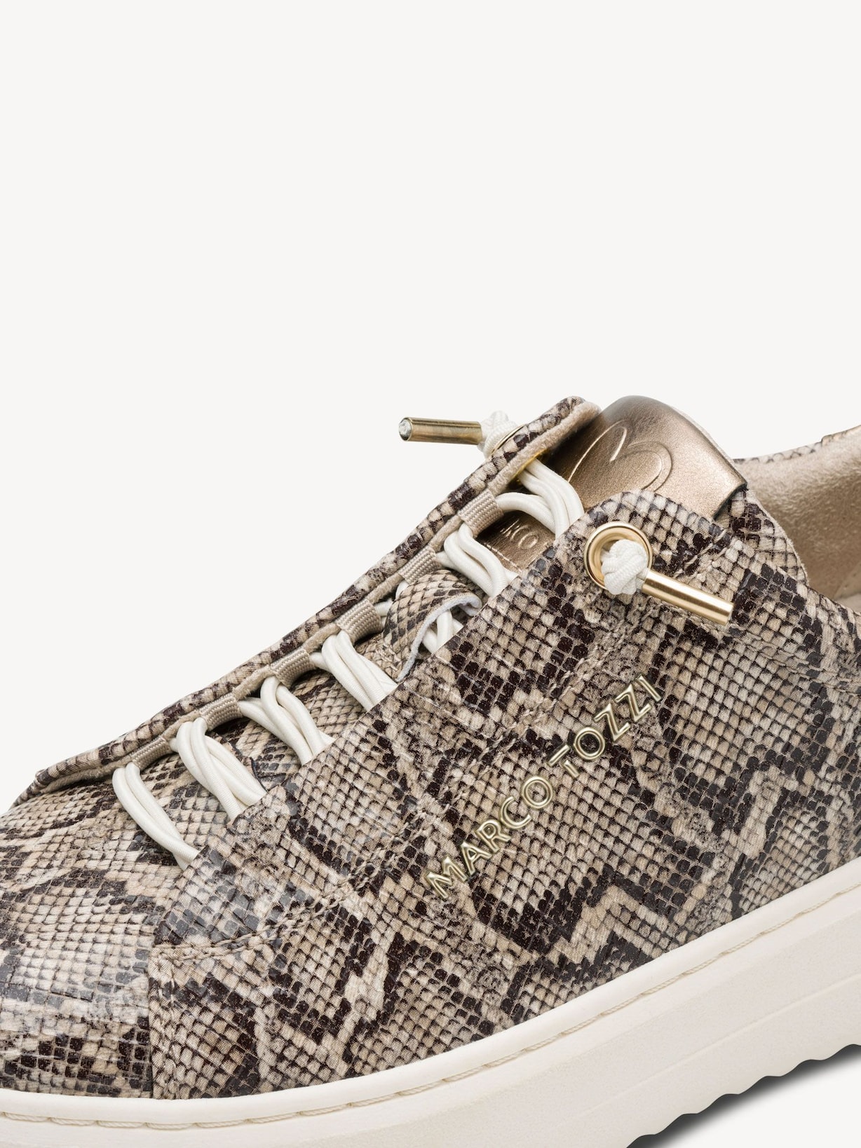 Marco Tozzi, Sneaker - beige DUNE STRUCTURE, afbeelding 4 van 6