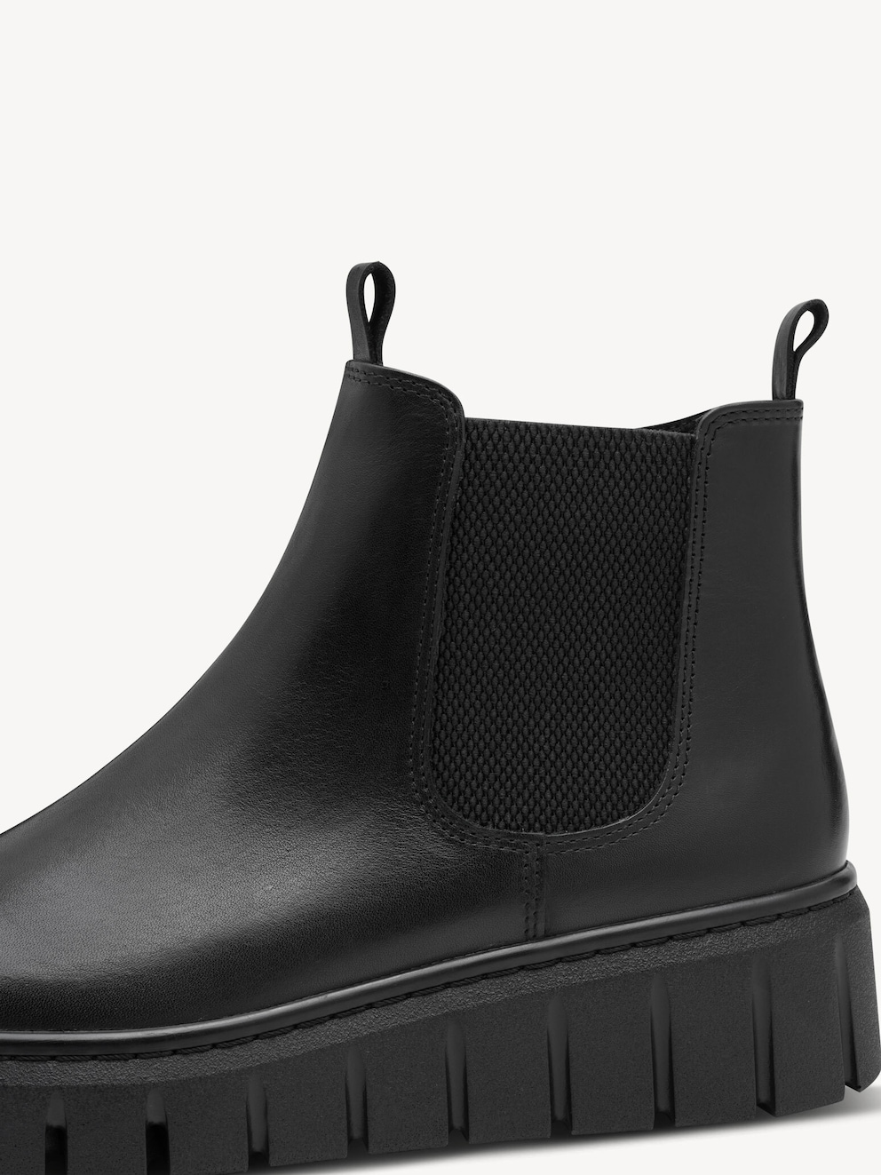 Marco Tozzi, Leren Chelseaboot - zwart BLACK, afbeelding 4 van 6