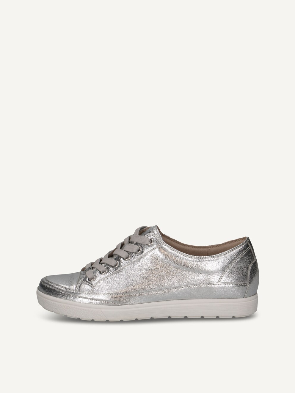 Caprice, Basket en cuir - argent SILVER METALL., image 1 sur 5