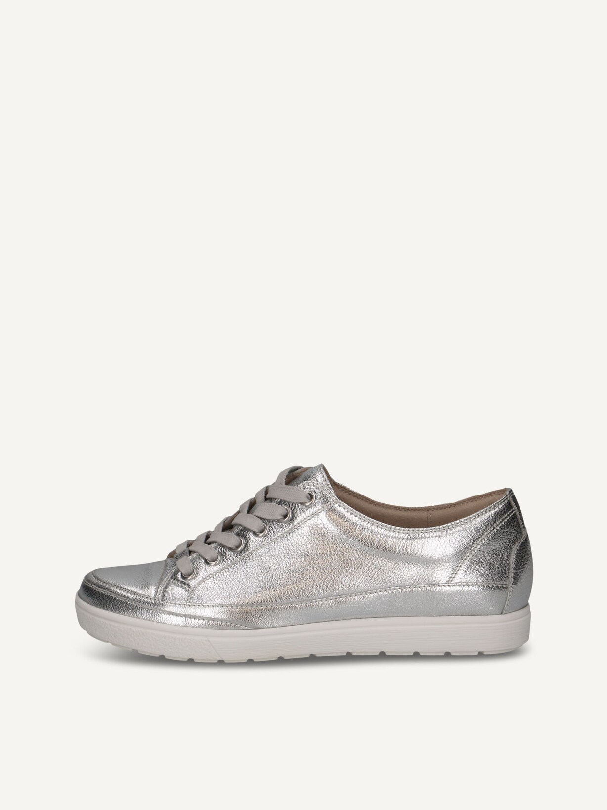 Caprice, Basket en cuir - argent SILVER METALL., image 1 sur 5