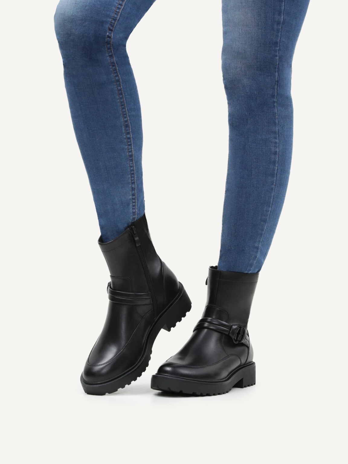 Caprice, Leather Bootie - black BLACK NAPPA, image 2 of 6