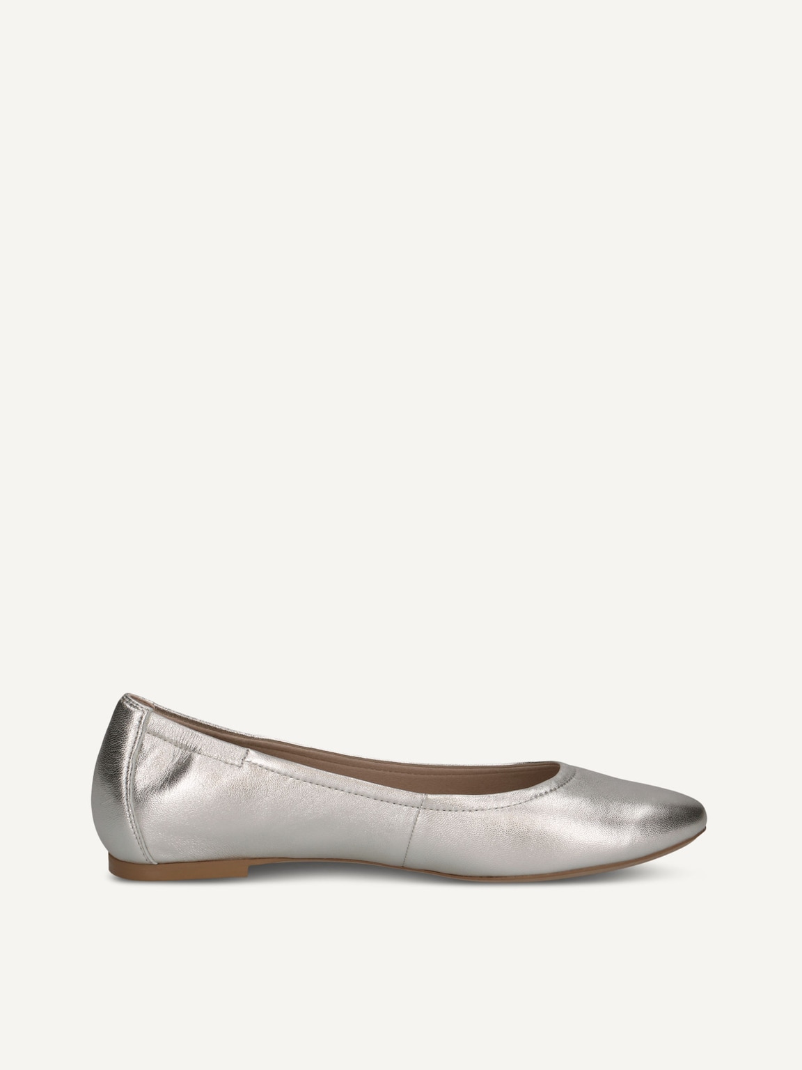 Caprice, Leather Ballerina - metallic PEARL METALLIC, image 4 of 6