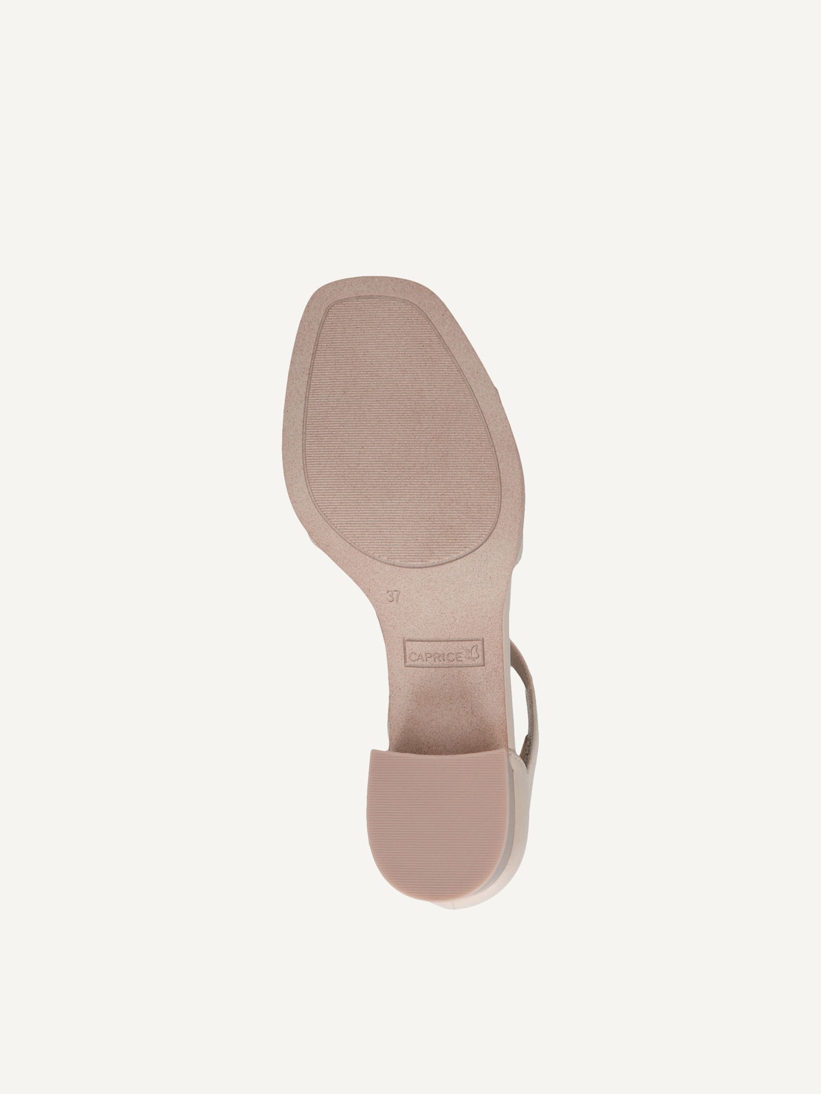 Caprice, Leather Heeled sandal - white OFFWHITE NAPPA, image 4 of 5