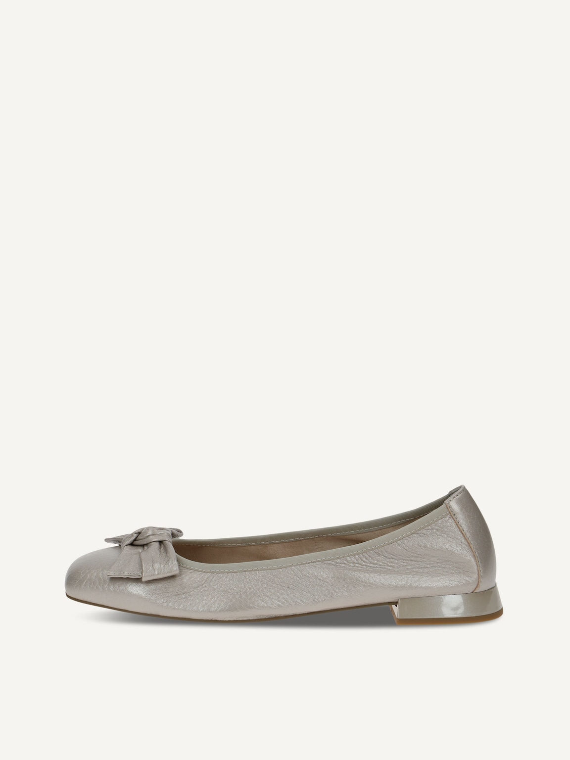 Caprice, Leather Ballerina - grey STONE PER.DEER, image 2 of 5