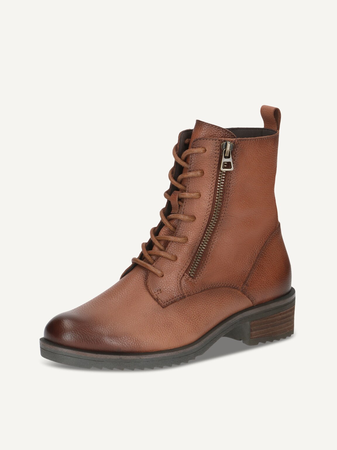 Caprice, Leather Bootie - brown COGNAC NAPPA, image 1 of 5