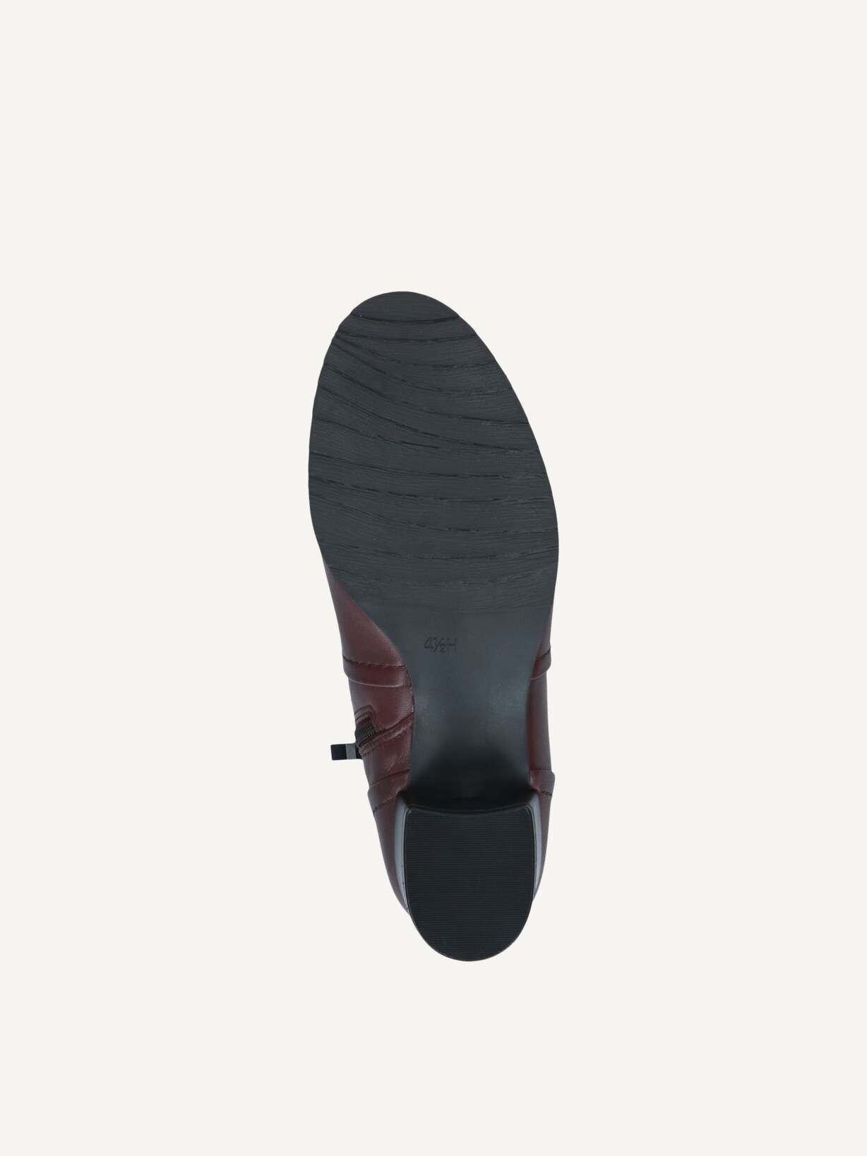 Caprice, Leather Bootie - red BORDEAUX NAPPA, image 5 of 5