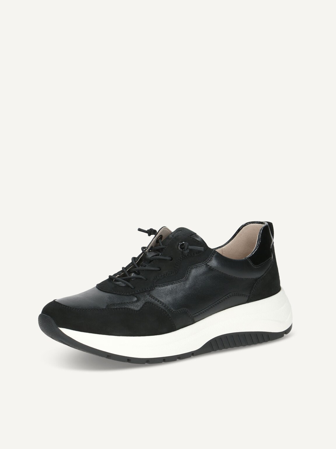 Caprice, Leather Sneaker - black BLACK COMB, image 1 of 5