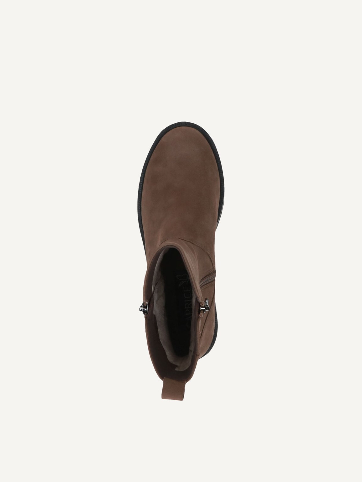 Caprice, Leather Bootie - beige TAUPE NUBUC, image 6 of 6