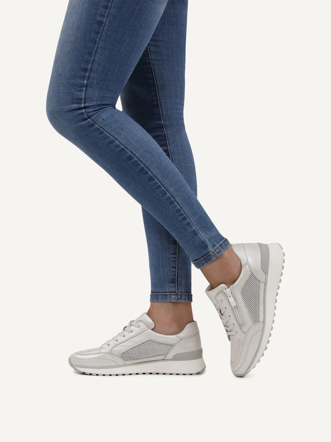 Caprice, Sneaker - white PEARL NAPPA, image 2 of 6
