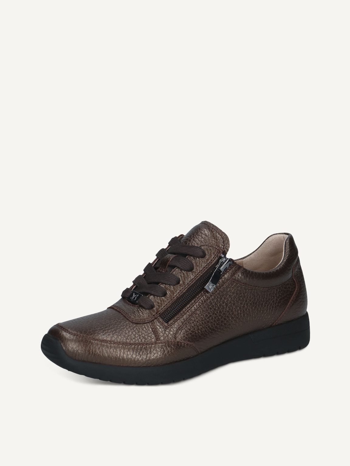 Caprice, Leather Low shoes - brown DK BR PER.DEER, image 1 of 5