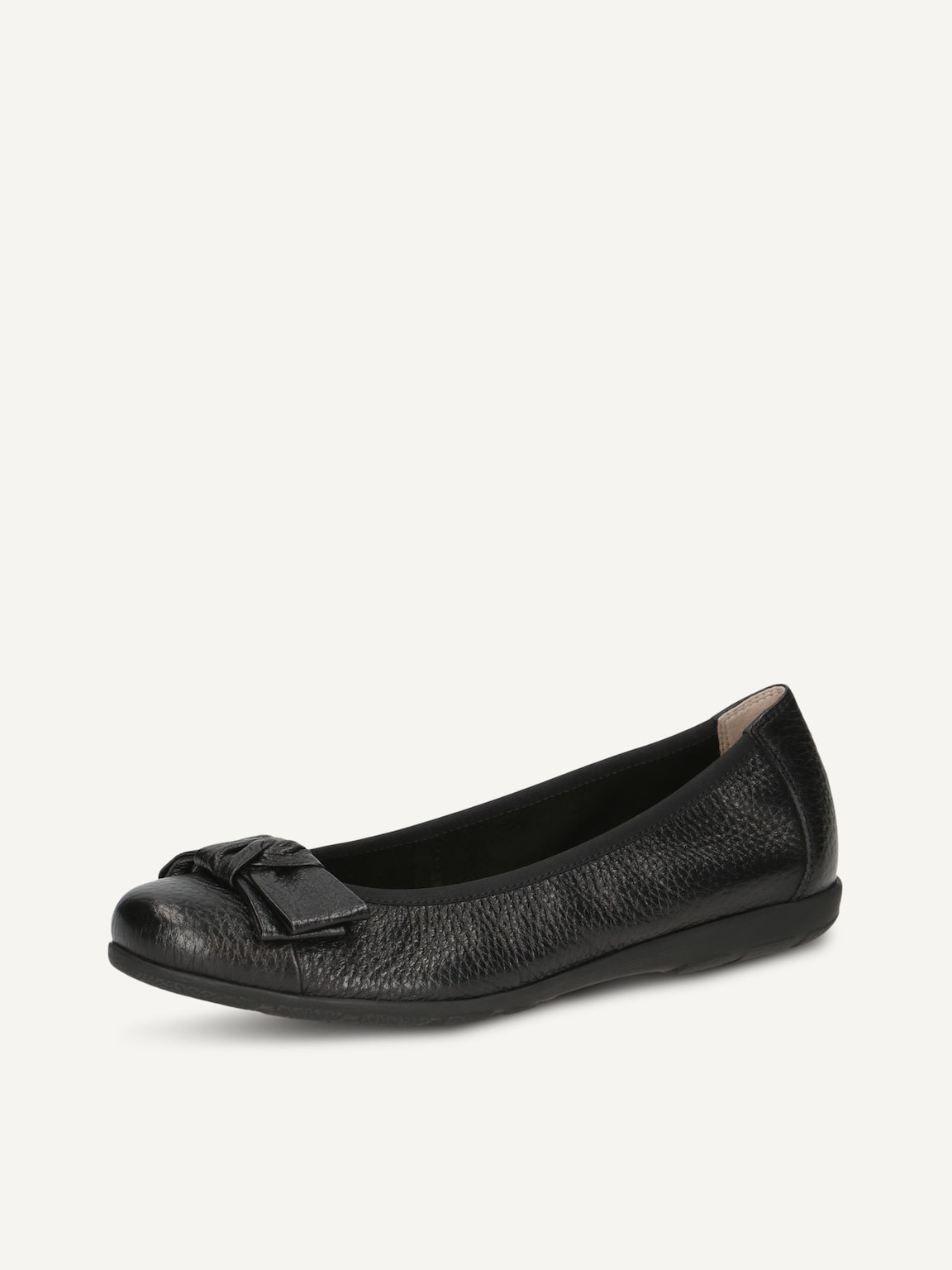Caprice, Leather Ballerina - black BLACK DEER, image 1 of 5
