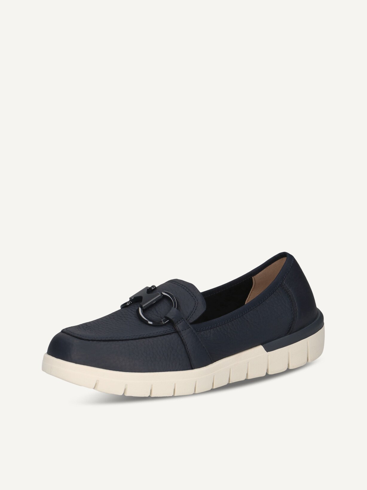 Caprice, Slipper en cuir - bleu OCEAN DEER, image 2 sur 5