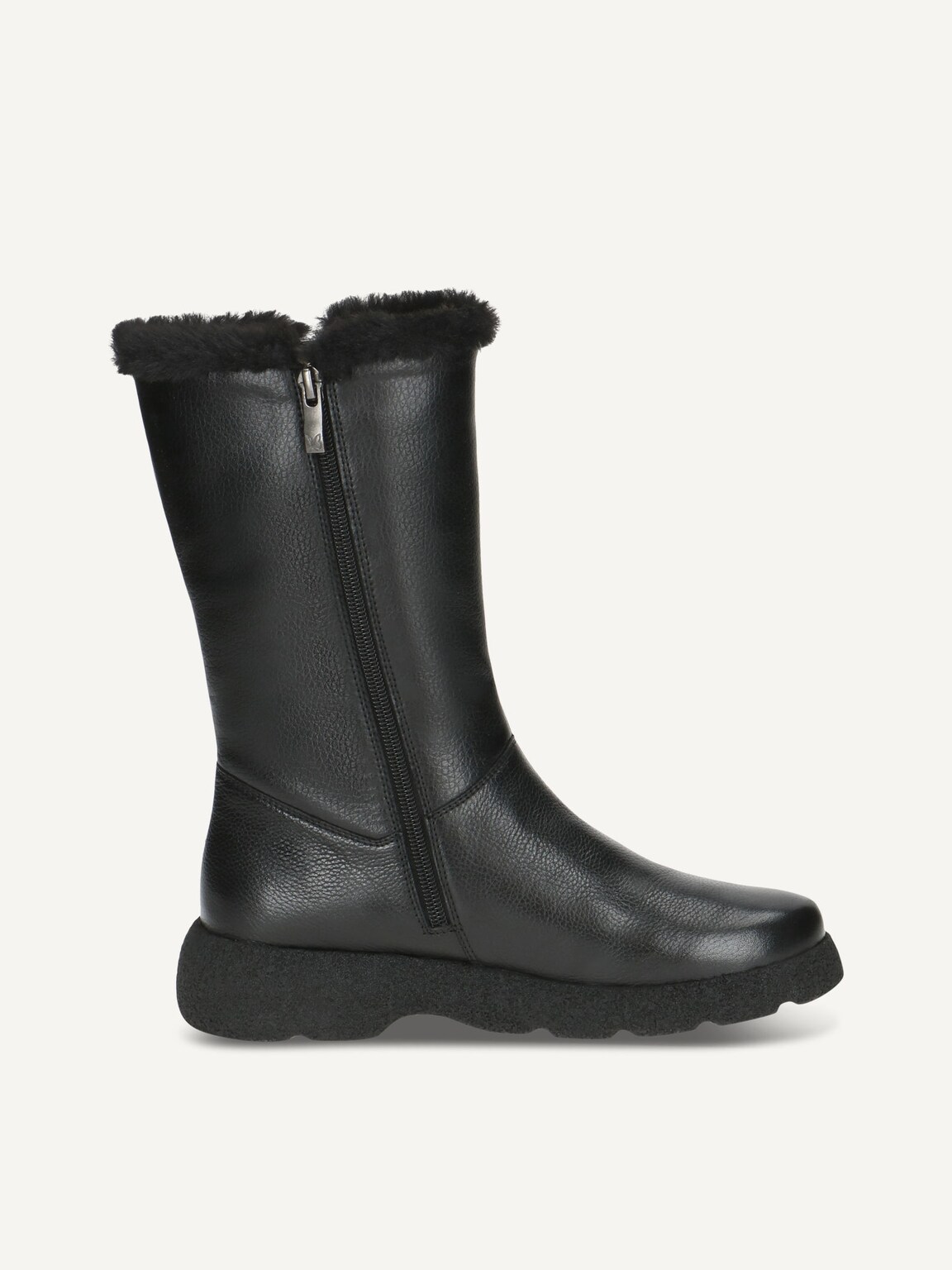 Caprice, Bootie - black warm lining BLACK NAPPA, image 3 of 5