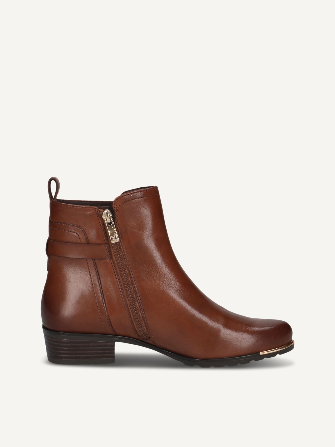 Caprice, Leather Bootie - brown COGNAC NAPPA, image 4 of 6
