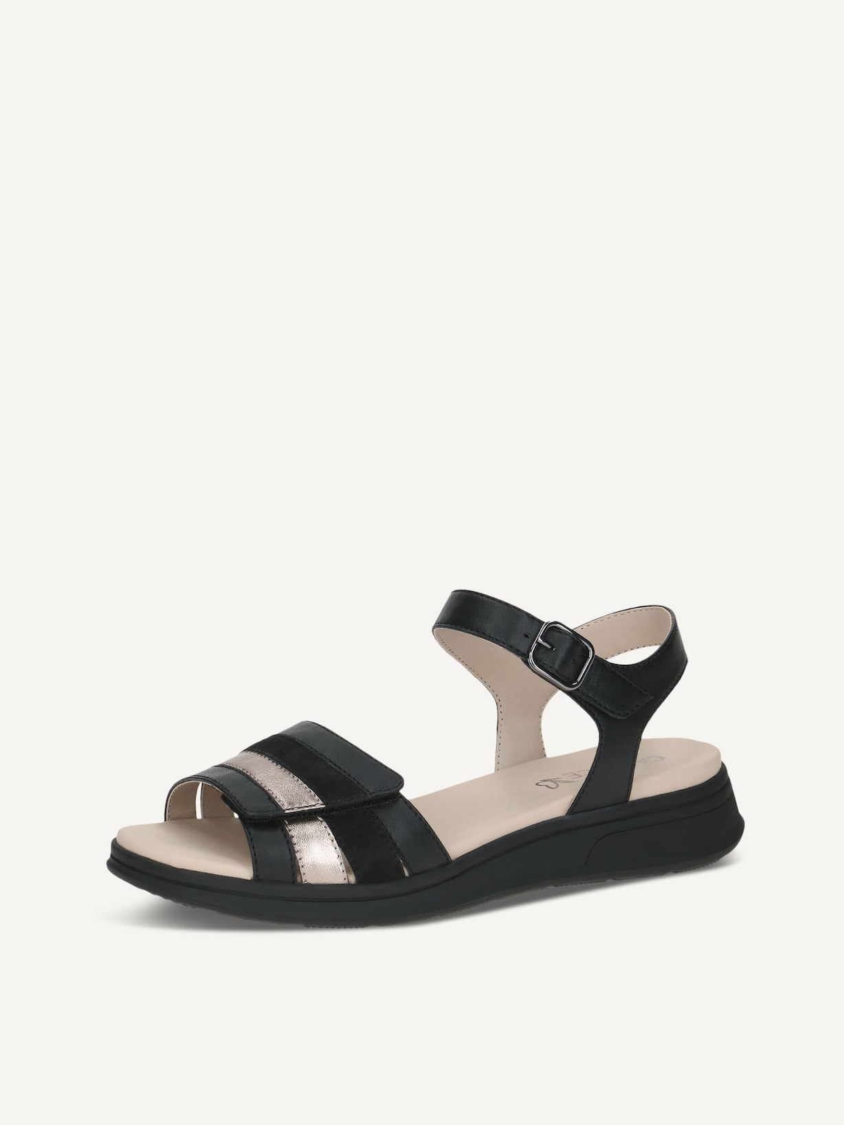 Caprice, Sandale en cuir - noir BLACK COMB, image 2 sur 5