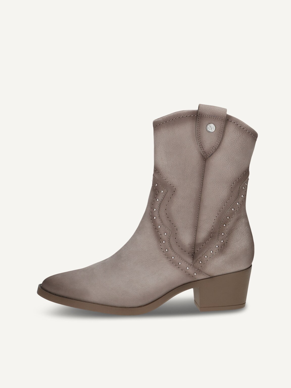 Caprice, Leather Bootie - beige TAUPE NUBUC, image 2 of 5
