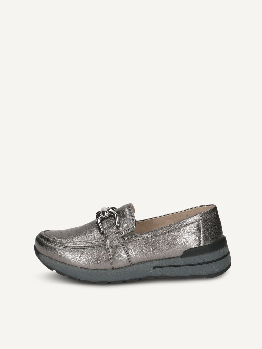 Caprice, Slipper en cuir - métallique STONE METALLIC, image 1 sur 5