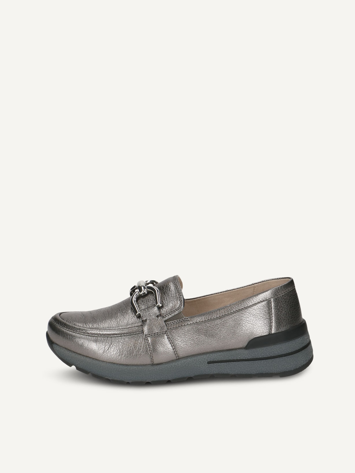 Caprice, Slipper en cuir - métallique STONE METALLIC, image 1 sur 5