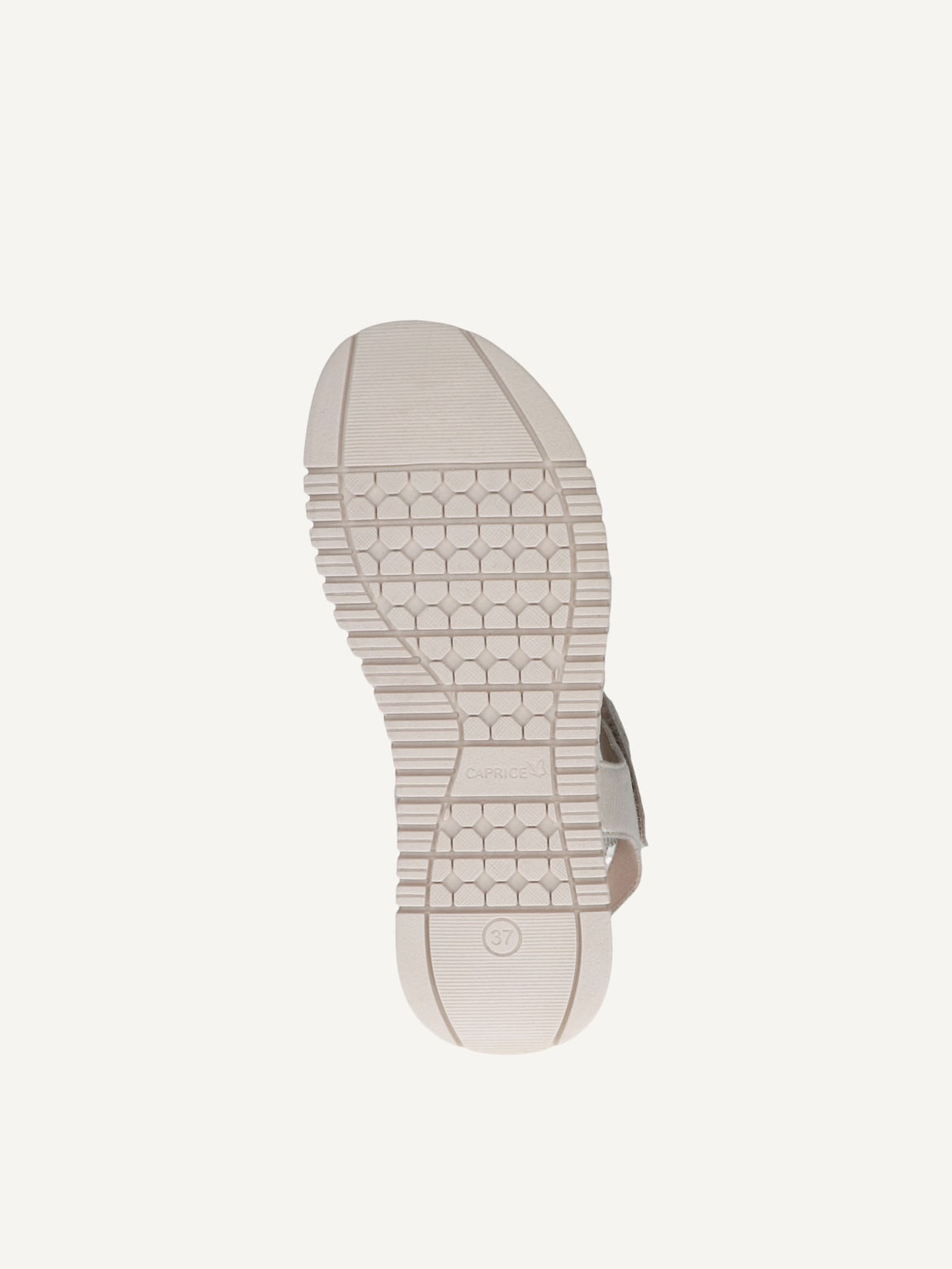 Caprice, Leather Heeled sandal - white PEARL PERLATO, image 4 of 5