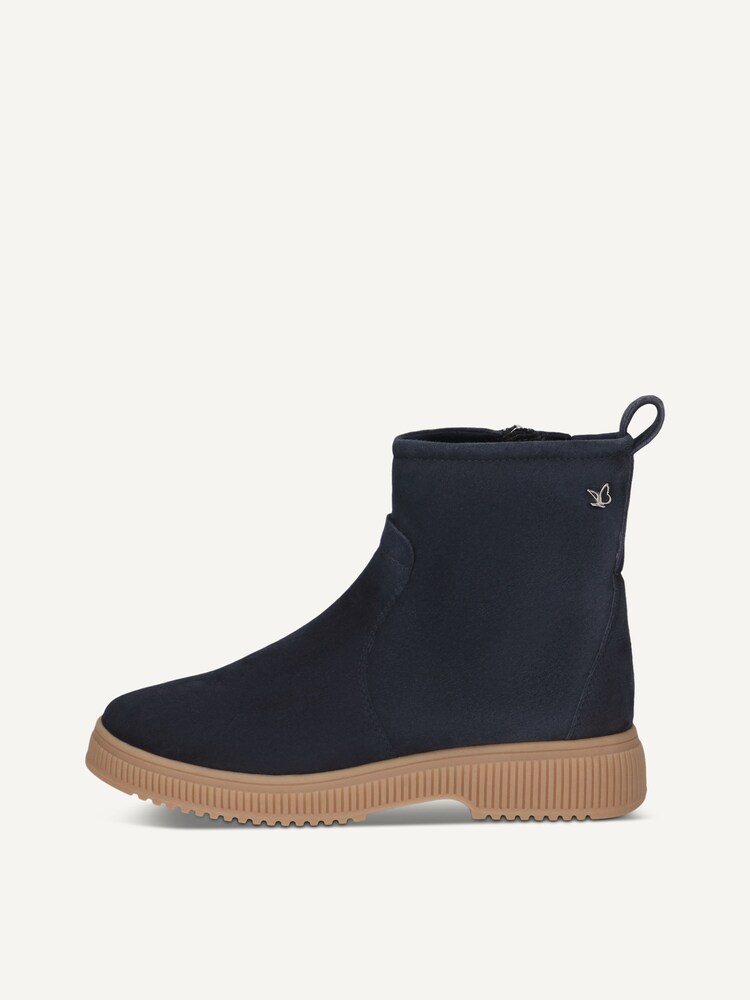 Caprice, Leather Bootie - blue warm lining OCEAN SUEDE, image 3 of 6