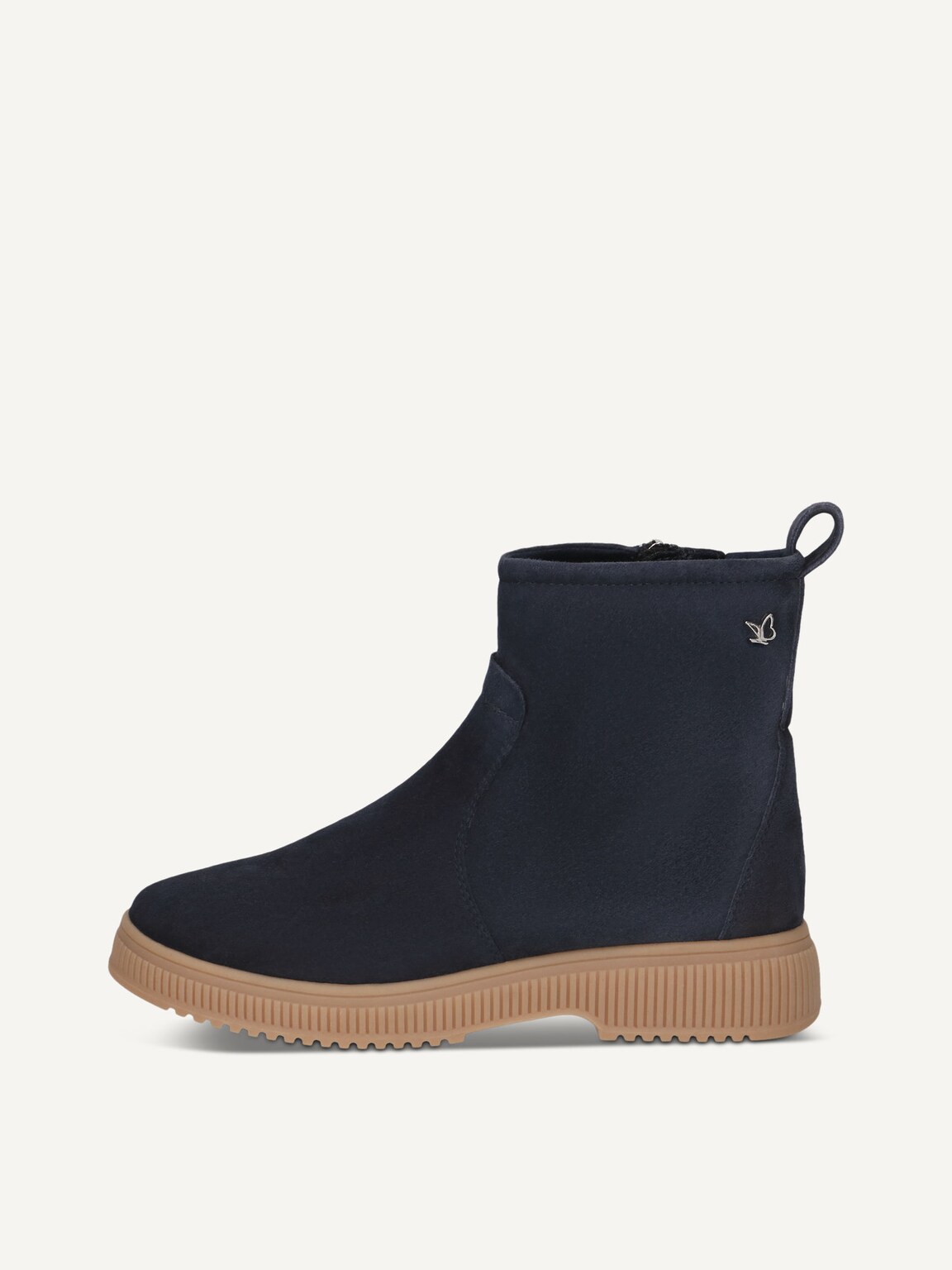 Caprice, Leather Bootie - blue warm lining OCEAN SUEDE, image 3 of 6