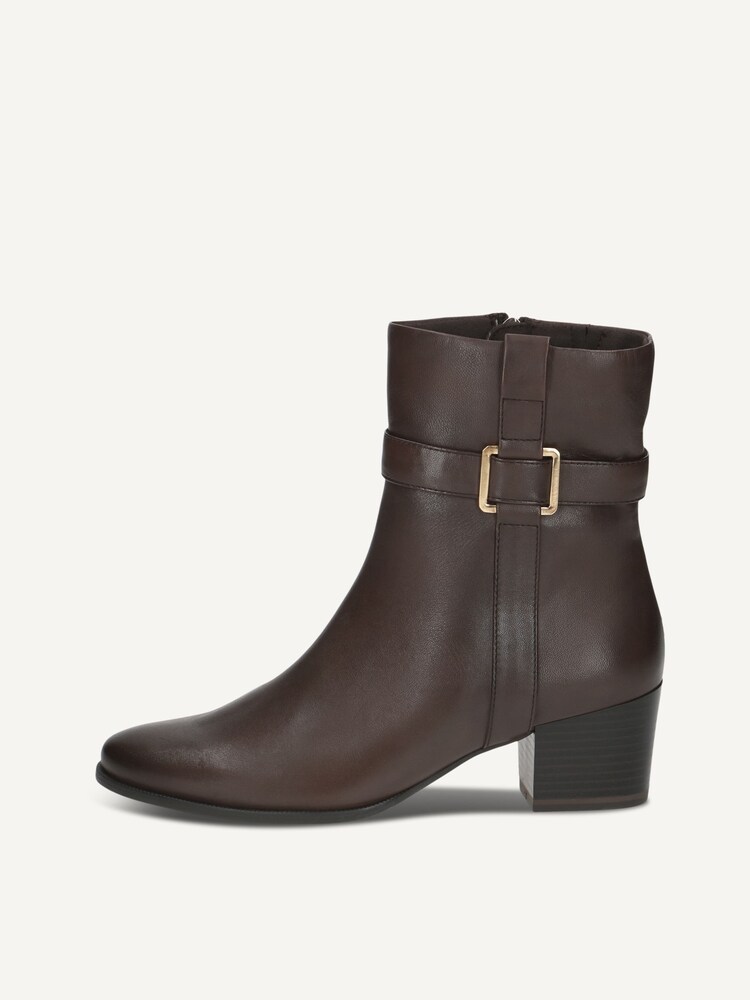 Caprice, Leather Bootie - brown DK BROWN NAPPA, image 3 of 6