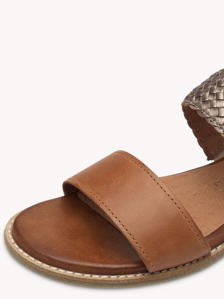 Marco Tozzi, Ciabatte - marrone COGNAC COMB, immagine 5 di 6