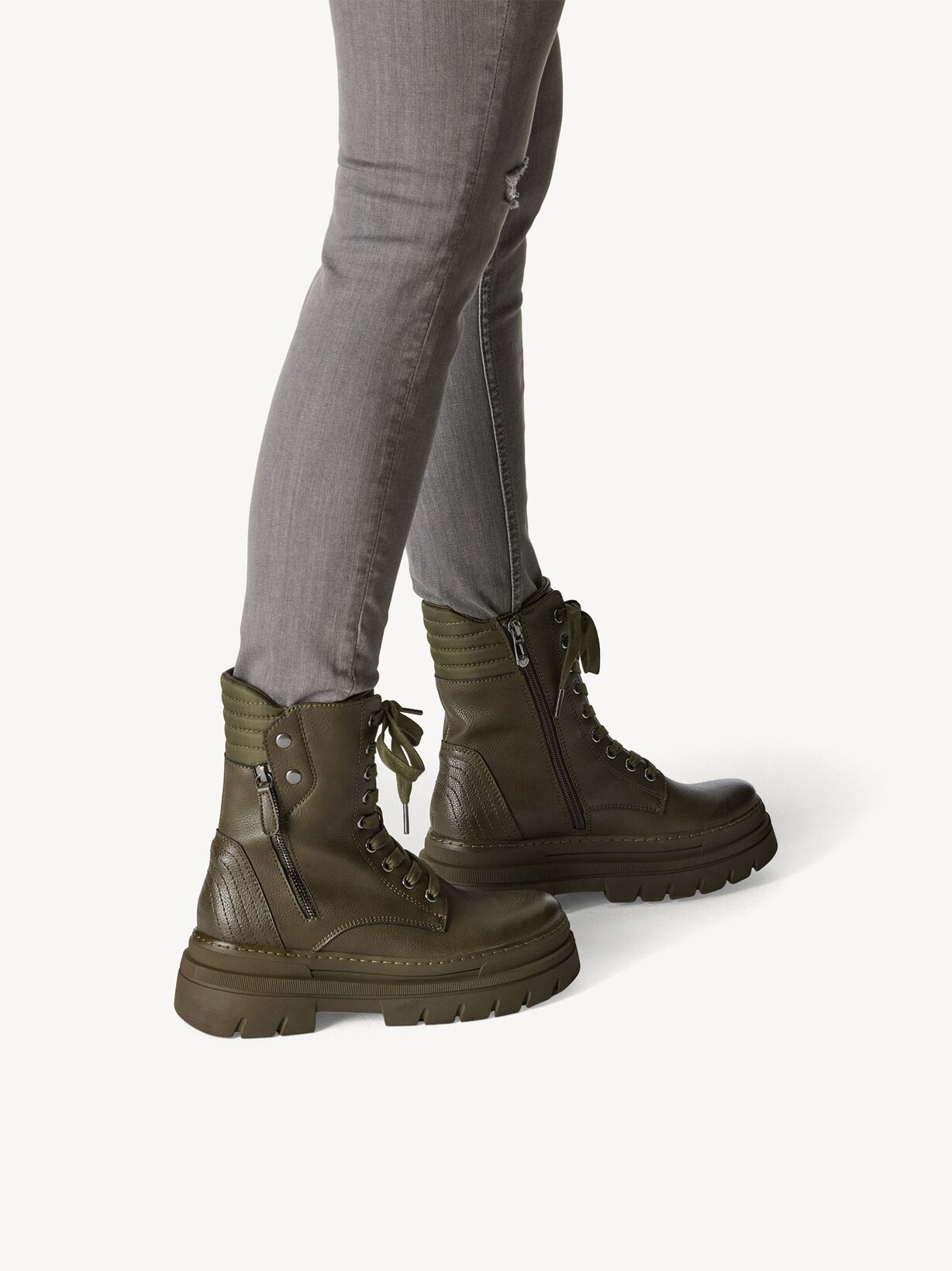 Marco Tozzi, Stiefelette - khaki Warmfutter KHAKI COMB, Bild 2 von 7