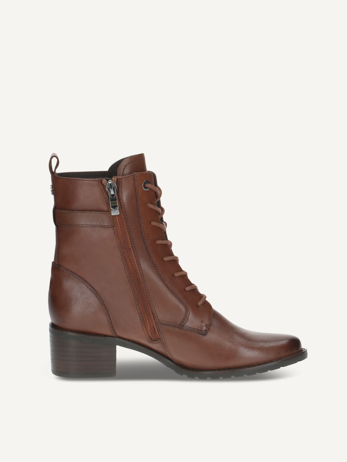 Caprice, Leather Bootie - brown COGNAC NAPPA, image 3 of 5