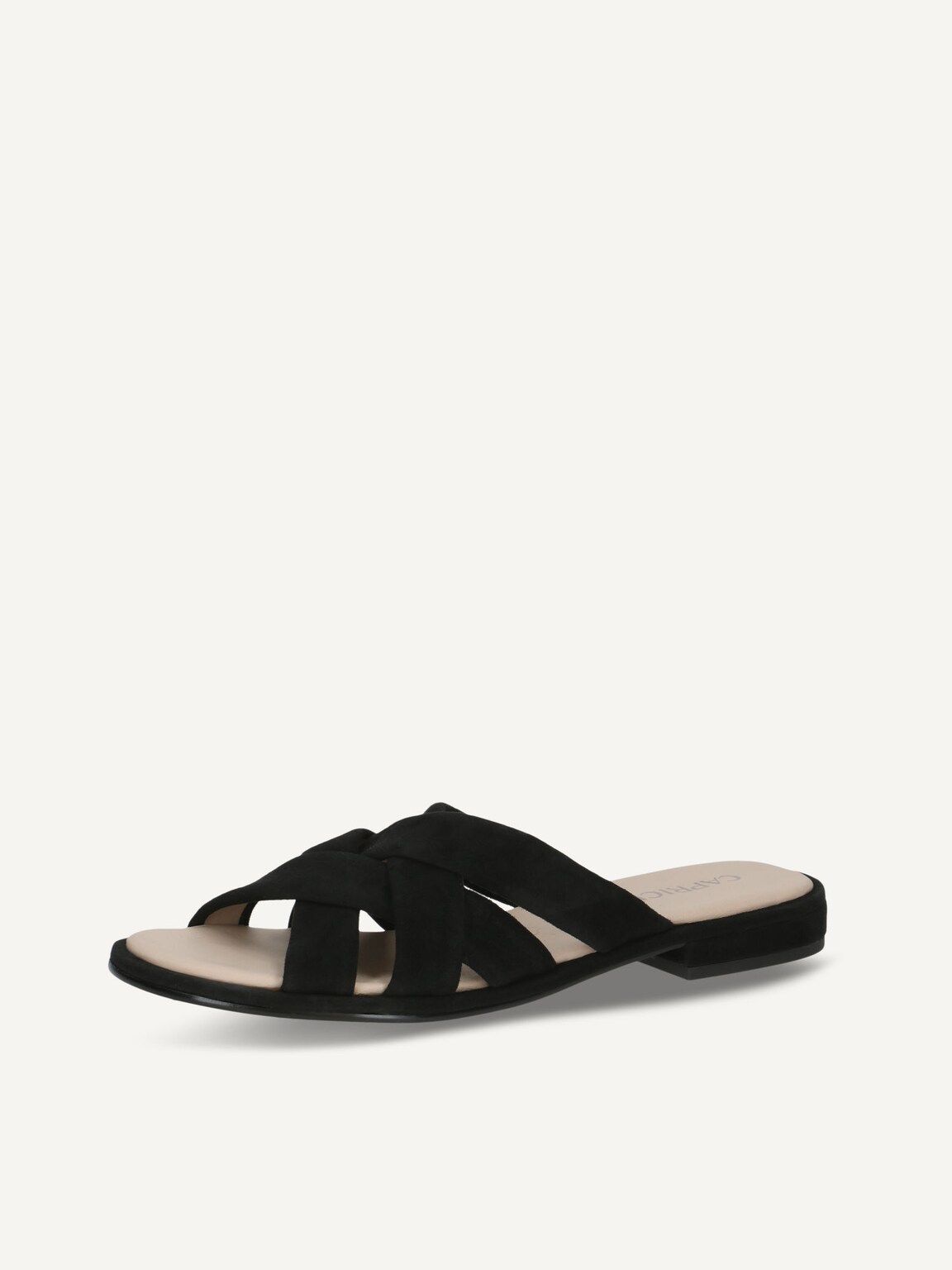 Caprice, Leather Mule - black BLACK SUEDE, image 1 of 5