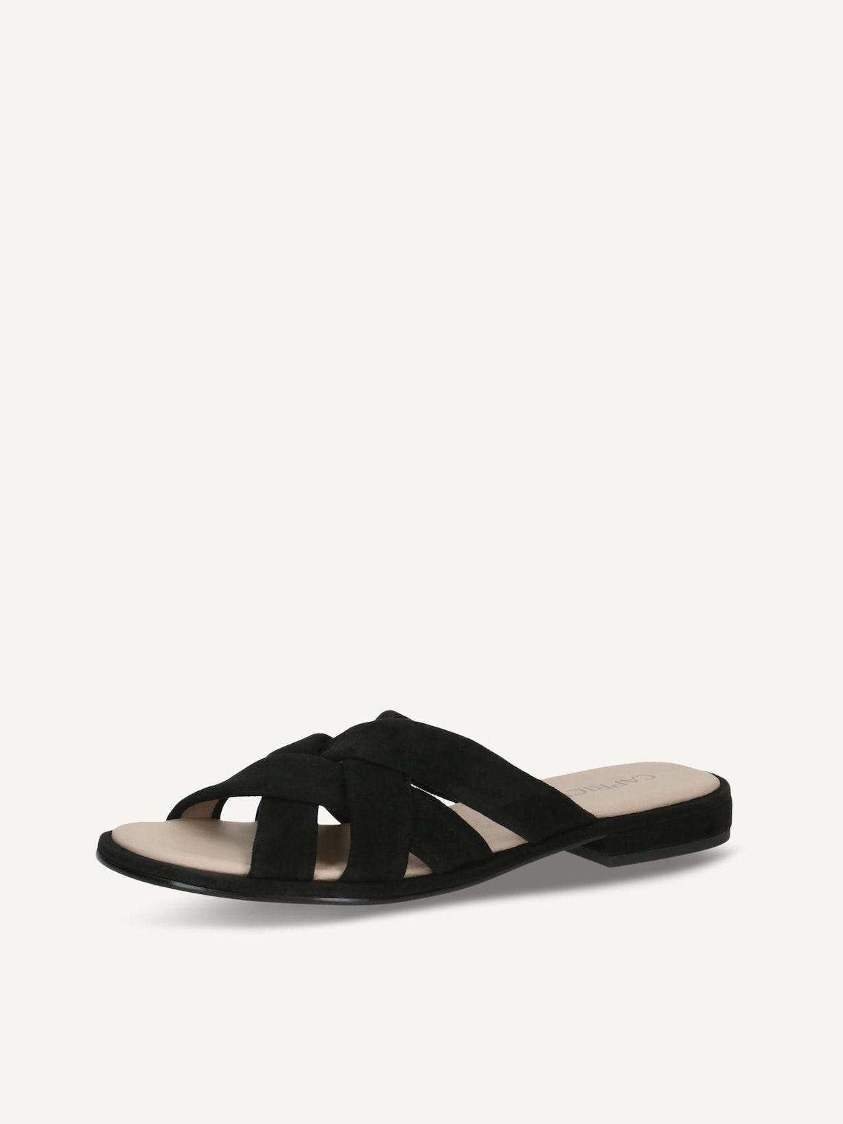 Caprice, Mule en cuir - noir BLACK SUEDE, image 2 sur 5