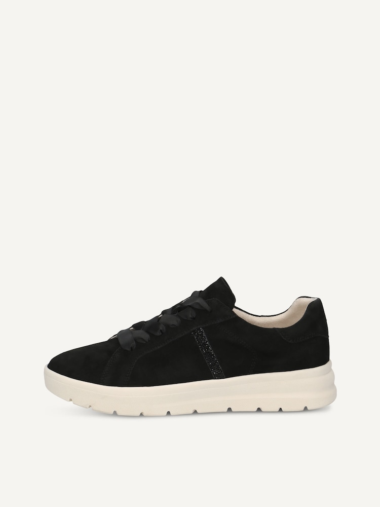 Caprice, Leather Low shoes - black BLACK SUEDE, image 3 of 6