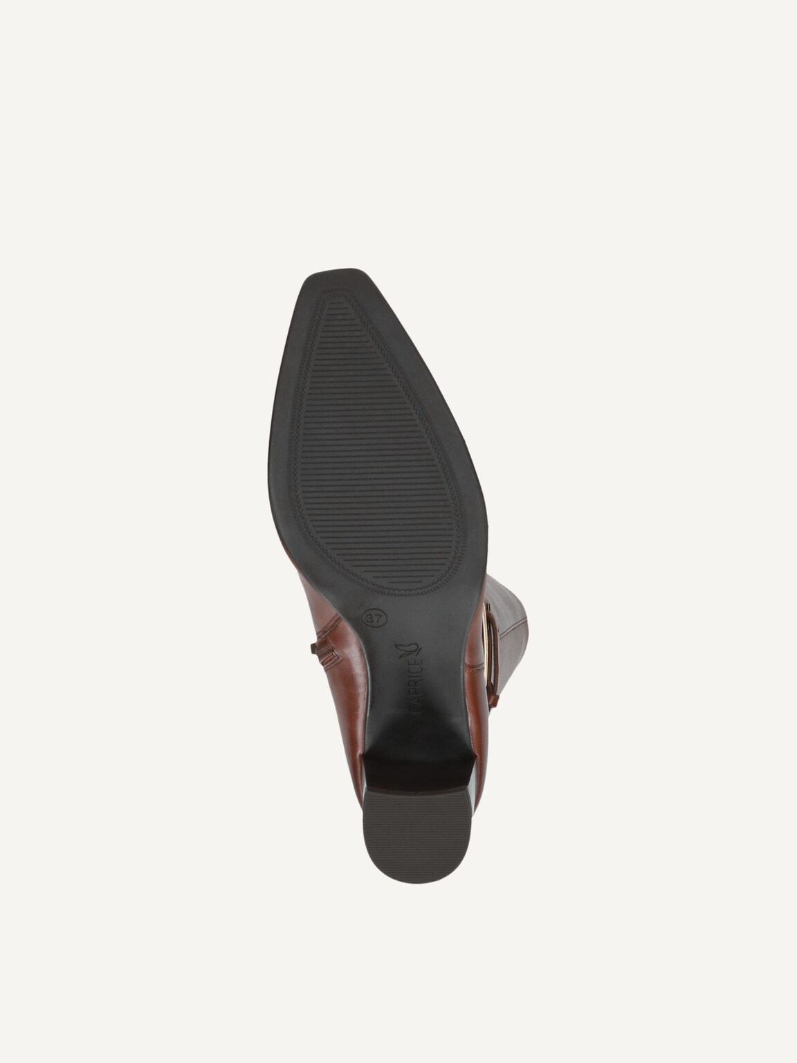 Caprice, Leather Bootie - brown COGNAC NAPPA, image 4 of 5