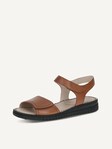 Not selected, Caprice, Leather Heeled sandal - brown NUT NAPPA