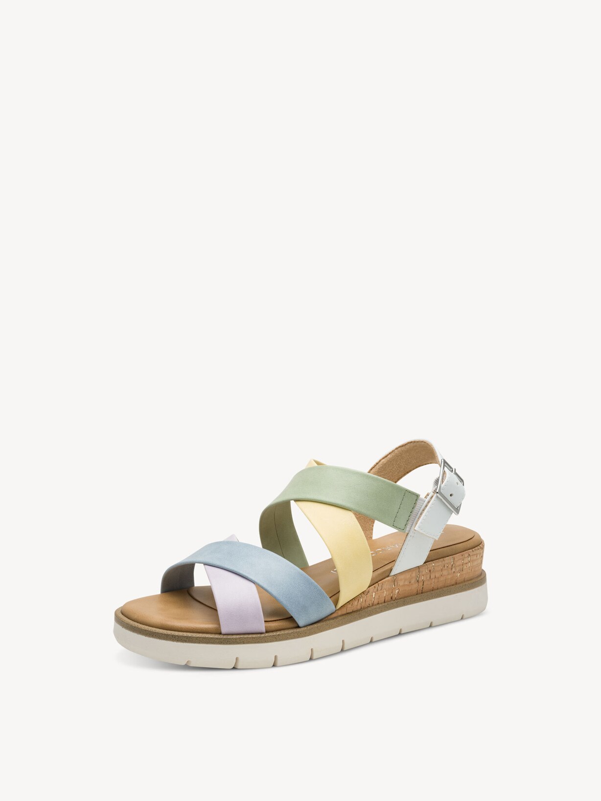 Marco Tozzi, Sandaletter - vit WHITE MULTI, bild 1 av 6