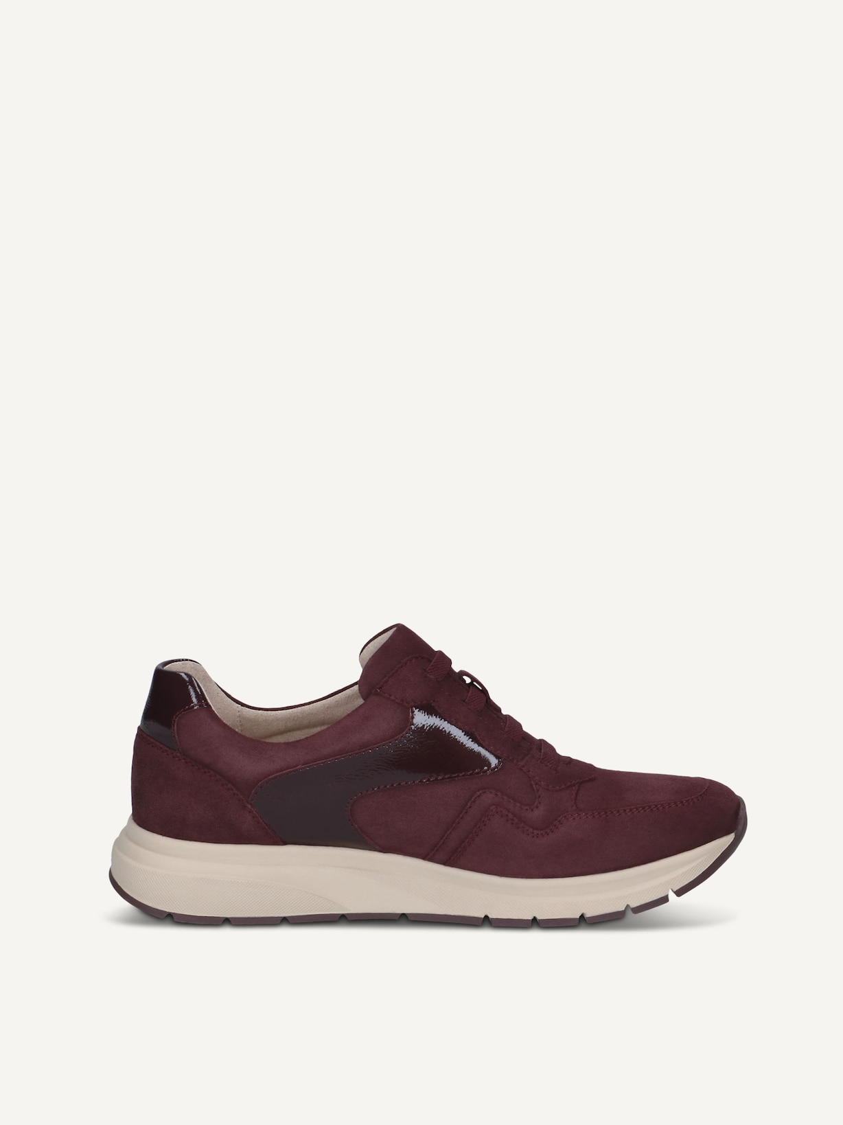 Caprice, Ledersneaker - rot BORDEAUX COMB, Bild 4 von 6